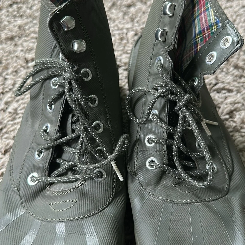 Keds Scout Splash Twill Boot Womens Sz 9 Green Ankle Boots